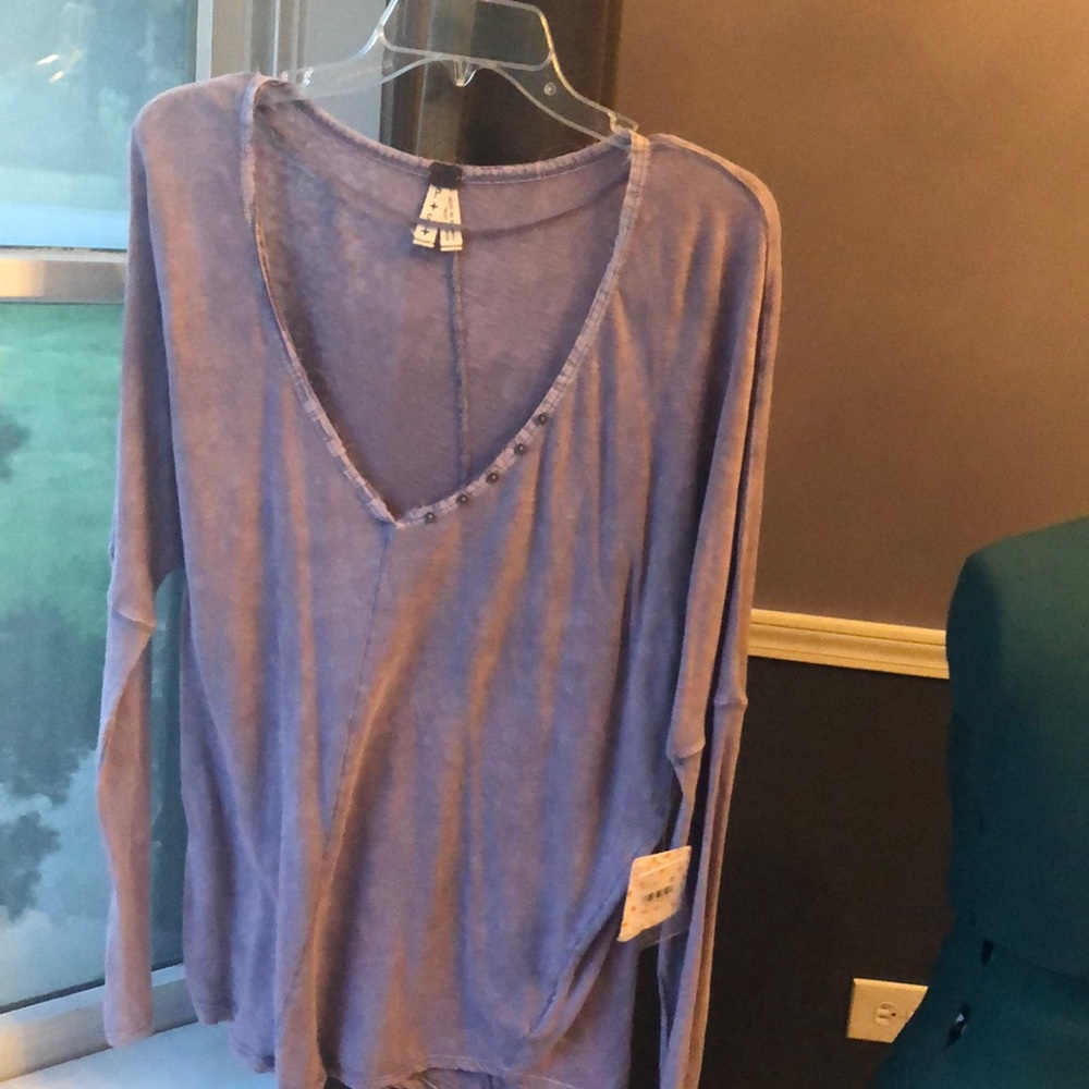 Free People Long Sleeve V neck